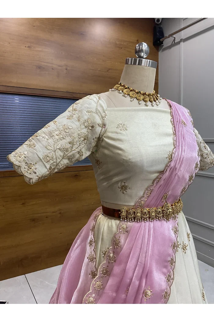 South Indian Festival Traditional Lehenga Choli Shizuka - Image 30