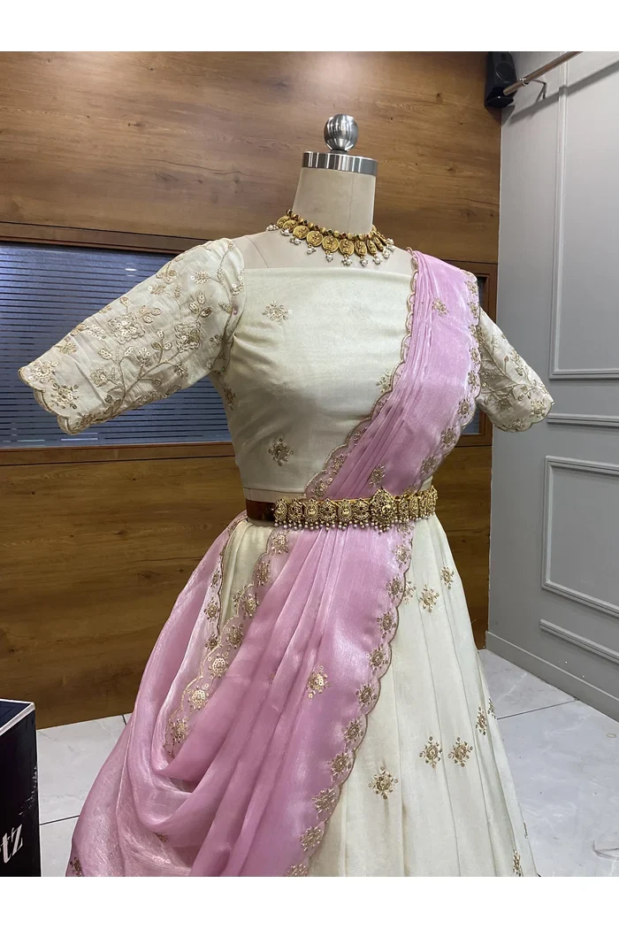 South Indian Festival Traditional Lehenga Choli Shizuka - Image 31