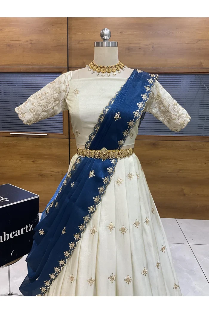 South Indian Festival Traditional Lehenga Choli Shizuka - Image 33