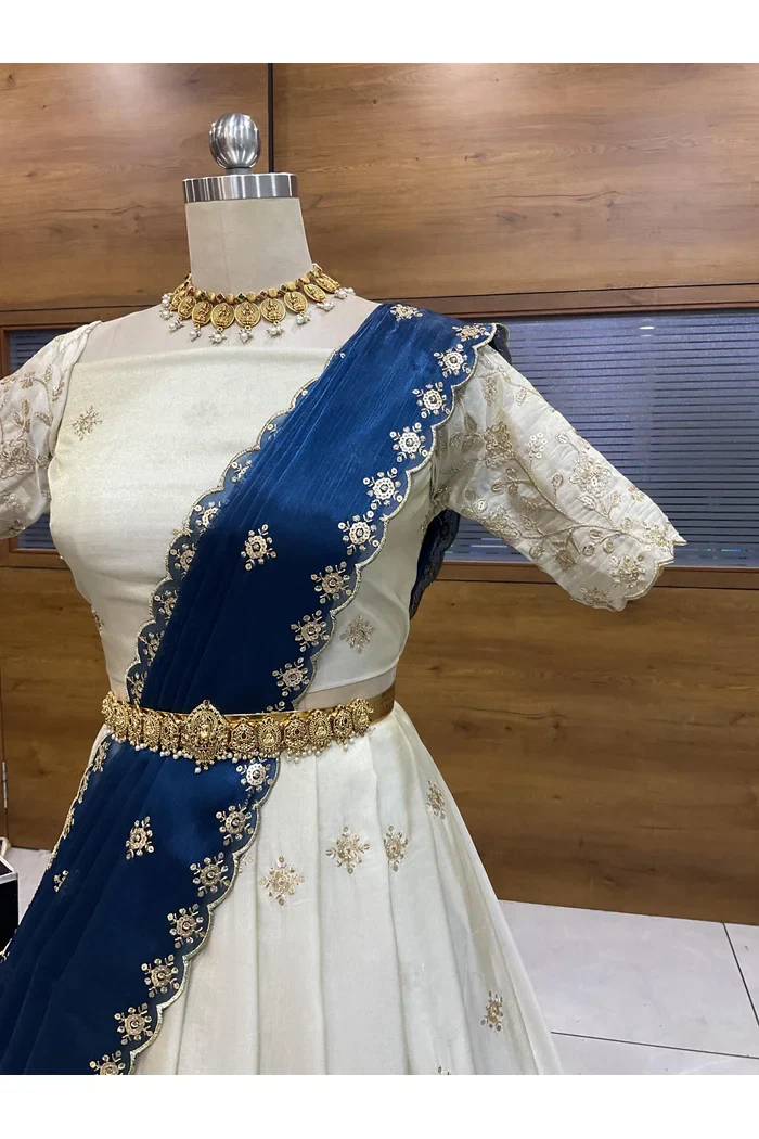 South Indian Festival Traditional Lehenga Choli Shizuka - Image 34
