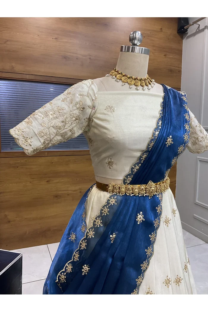 South Indian Festival Traditional Lehenga Choli Shizuka - Image 35
