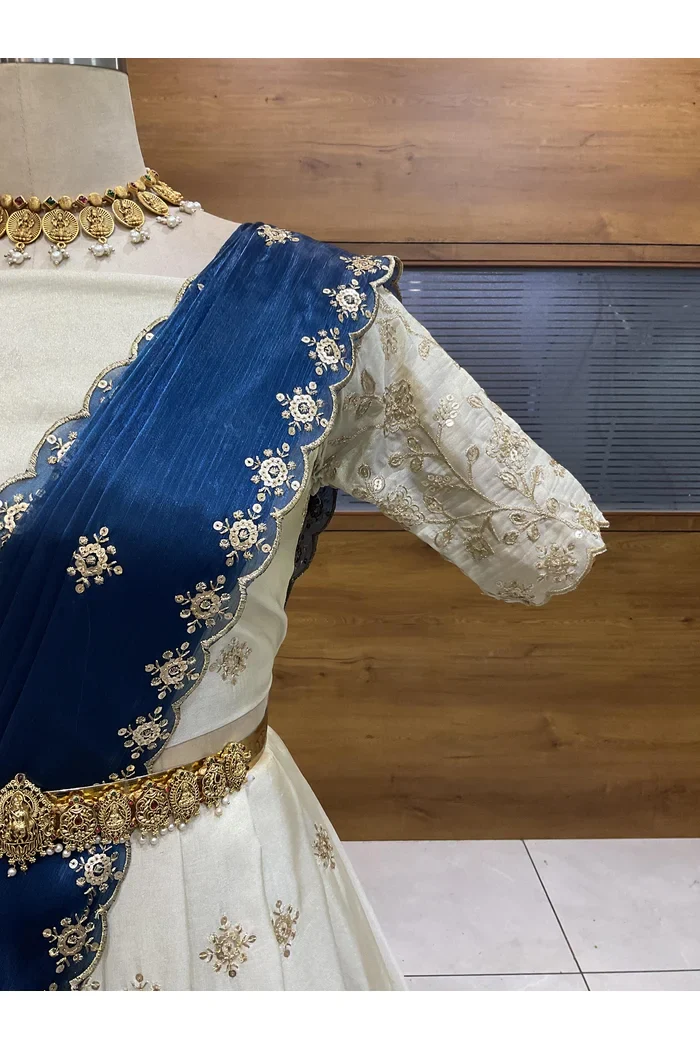 South Indian Festival Traditional Lehenga Choli Shizuka - Image 36