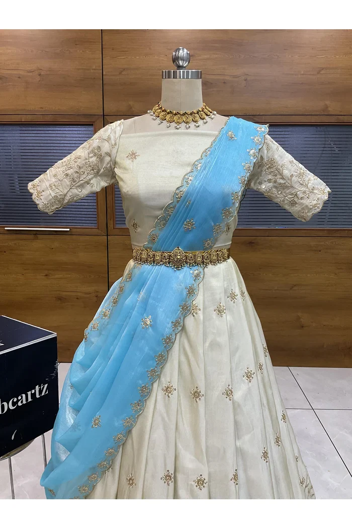 South Indian Festival Traditional Lehenga Choli Shizuka - Image 38