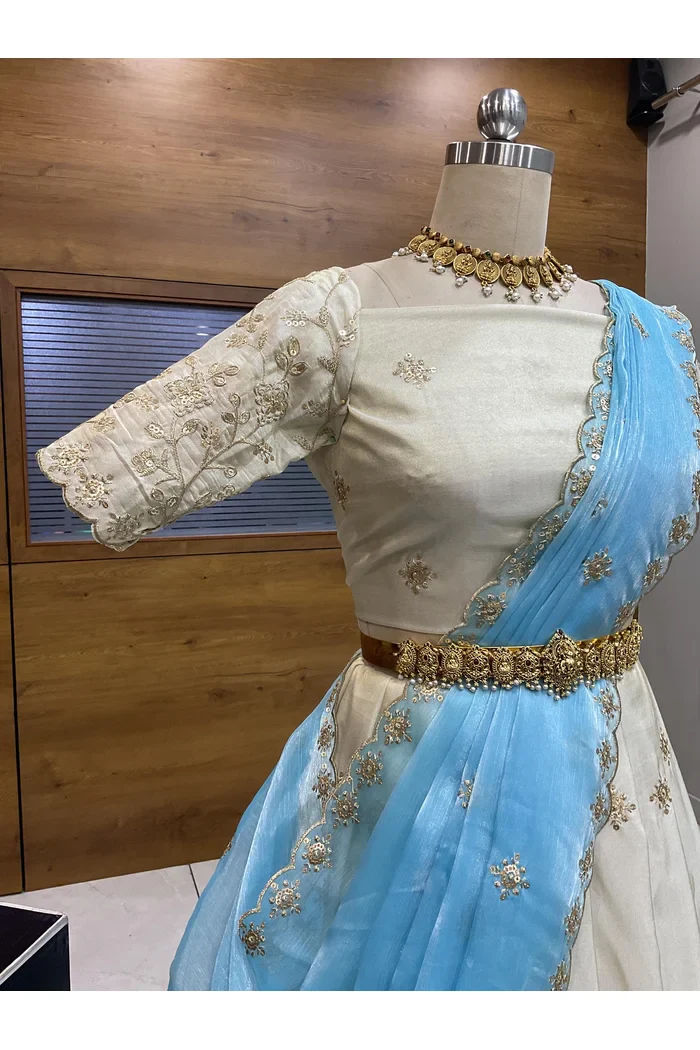 South Indian Festival Traditional Lehenga Choli Shizuka - Image 39