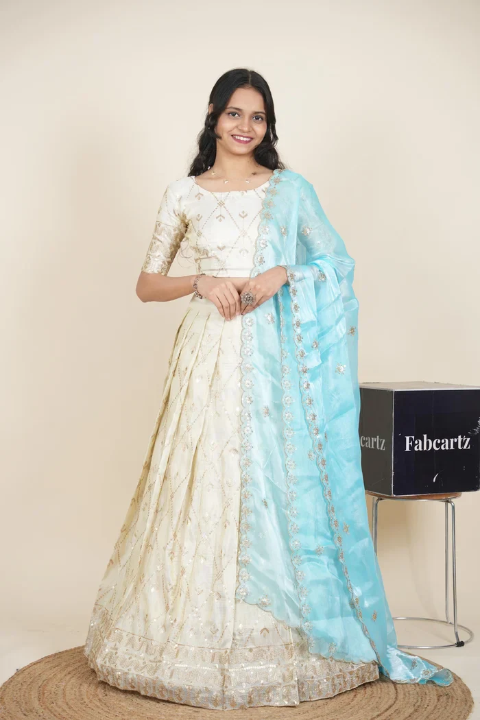 South Indian Festival Traditional Lehenga Choli Jiyaan - Image 125