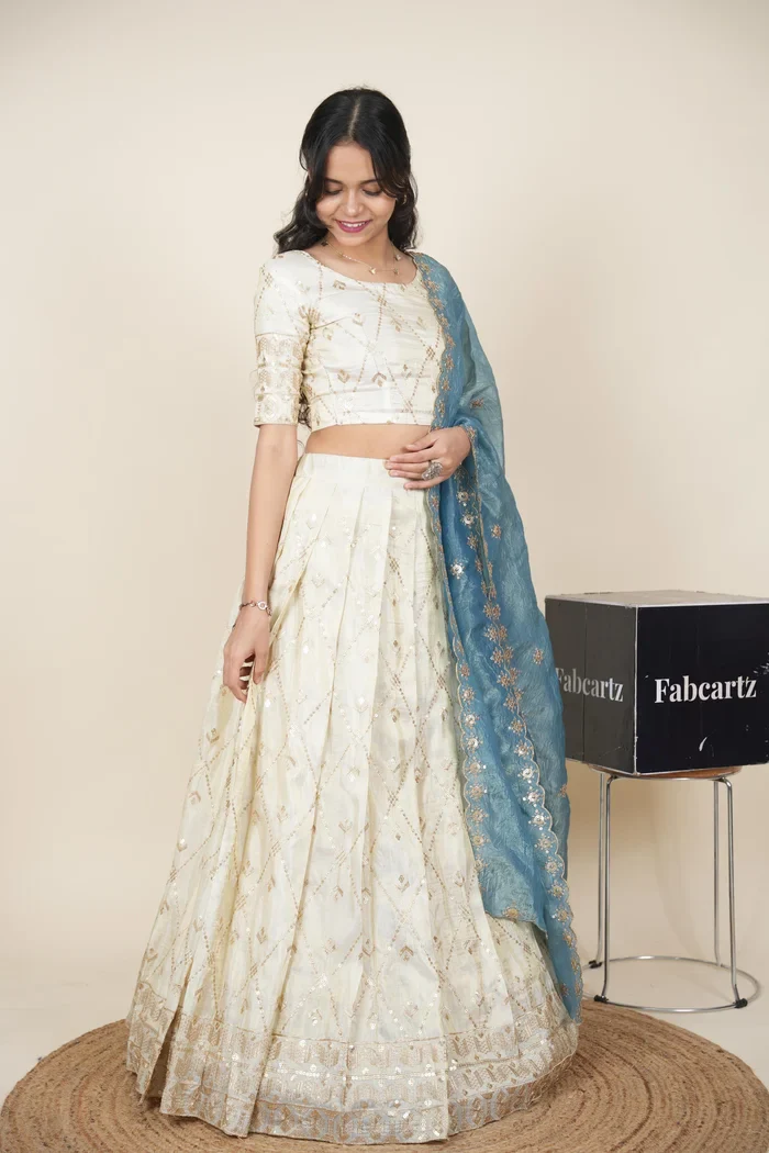 South Indian Festival Traditional Lehenga Choli Jiyaan - Image 30