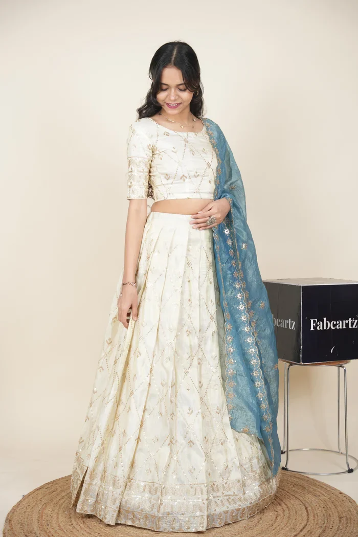 South Indian Festival Traditional Lehenga Choli Jiyaan - Image 32