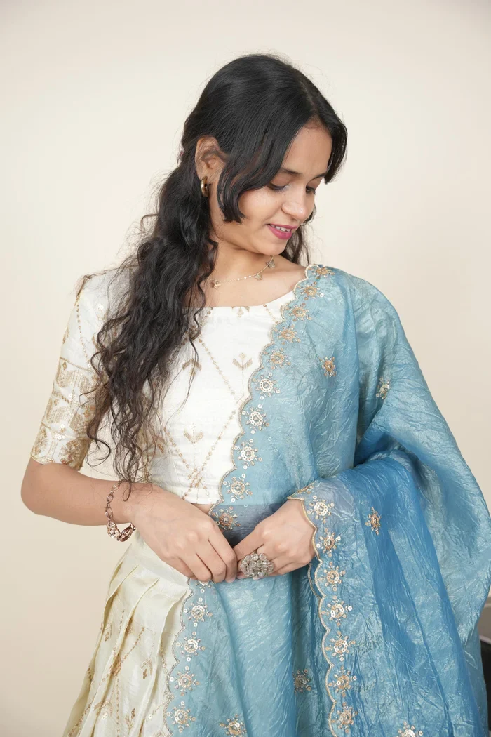 South Indian Festival Traditional Lehenga Choli Jiyaan - Image 35