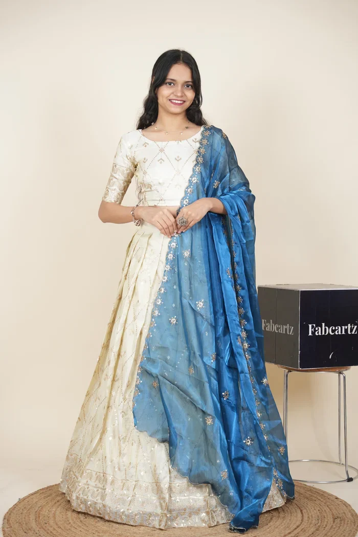 South Indian Festival Traditional Lehenga Choli Jiyaan - Image 45
