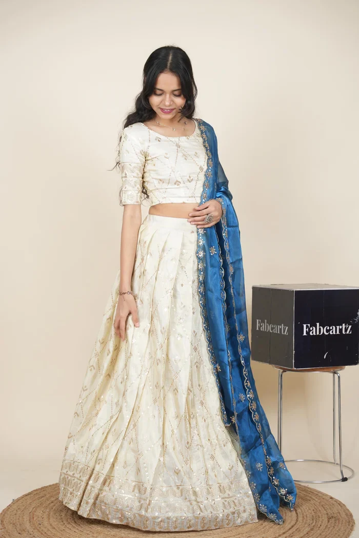 South Indian Festival Traditional Lehenga Choli Jiyaan - Image 48
