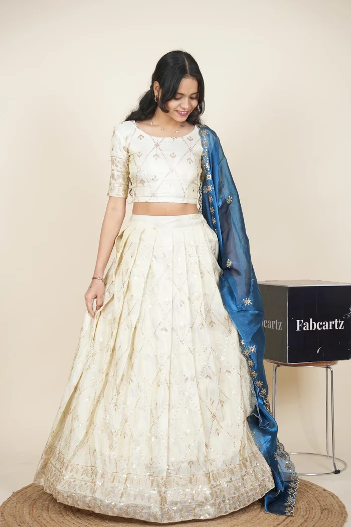 South Indian Festival Traditional Lehenga Choli Jiyaan - Image 49