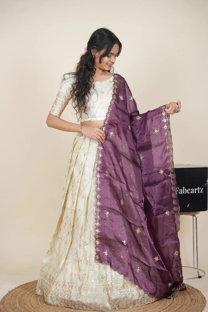 South Indian Festival Traditional Lehenga Choli Jiyaan - Image 59