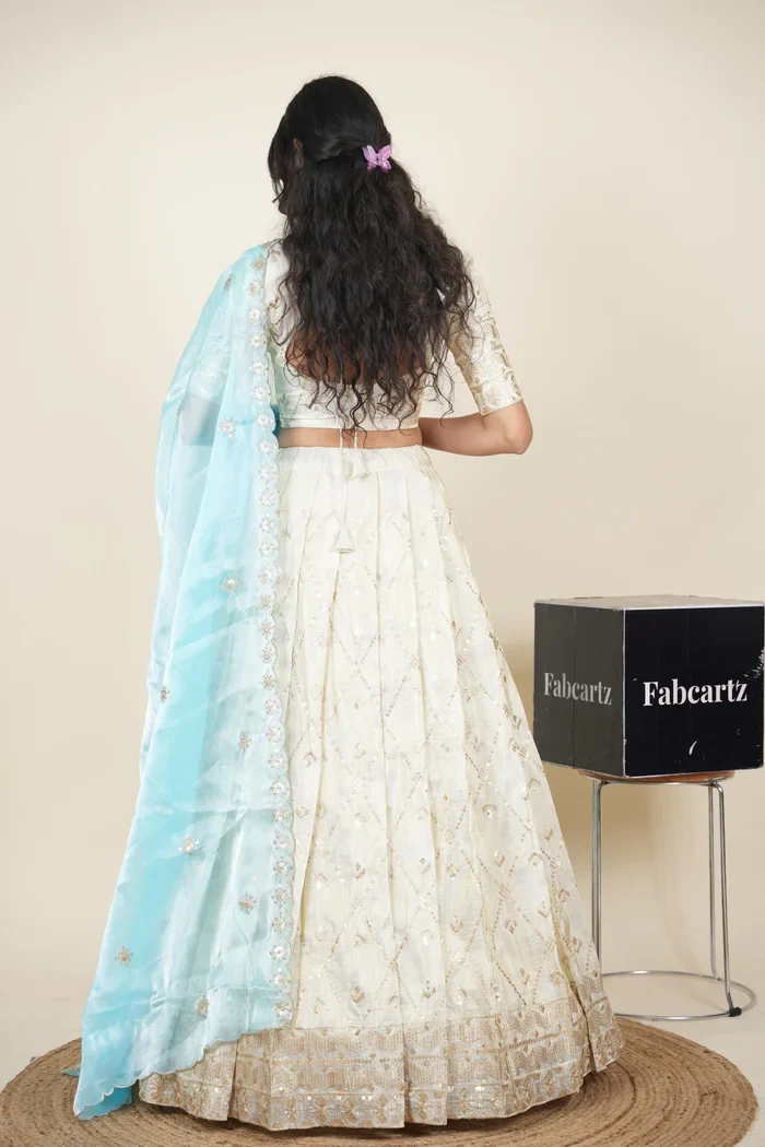 South Indian Festival Traditional Lehenga Choli Jiyaan - Image 63