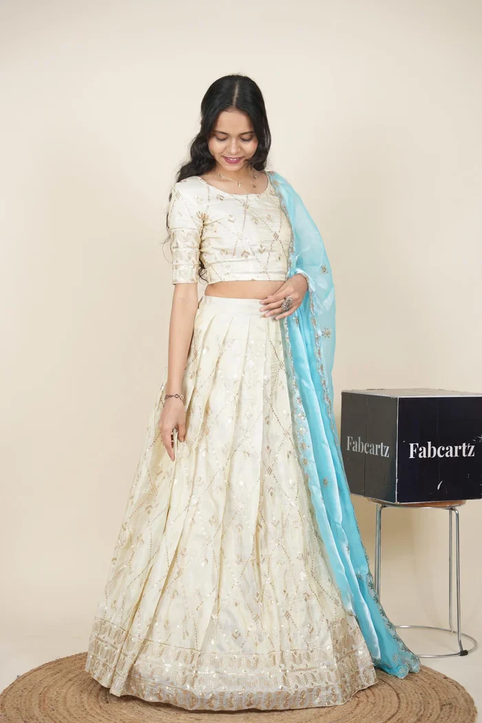 South Indian Festival Traditional Lehenga Choli Jiyaan - Image 64