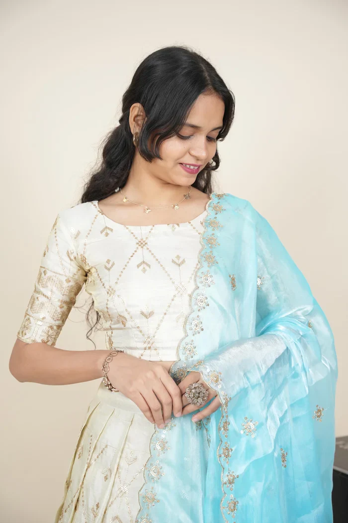 South Indian Festival Traditional Lehenga Choli Jiyaan - Image 67
