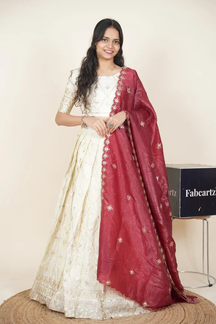 South Indian Festival Traditional Lehenga Choli Jiyaan - Image 77