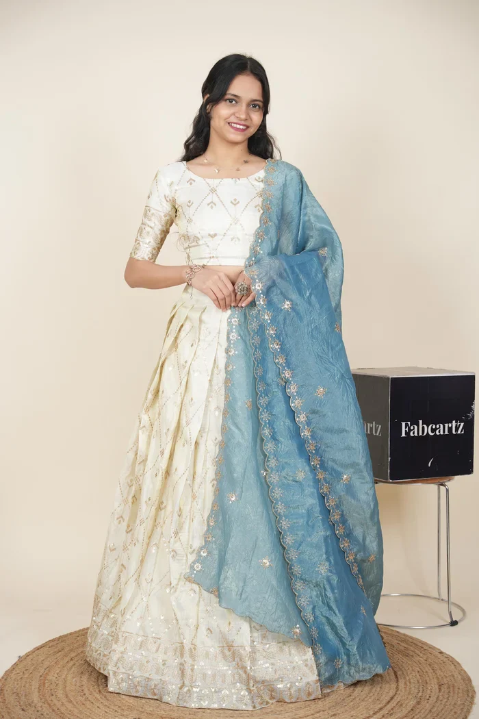 South Indian Festival Traditional Lehenga Choli Jiyaan - Image 93