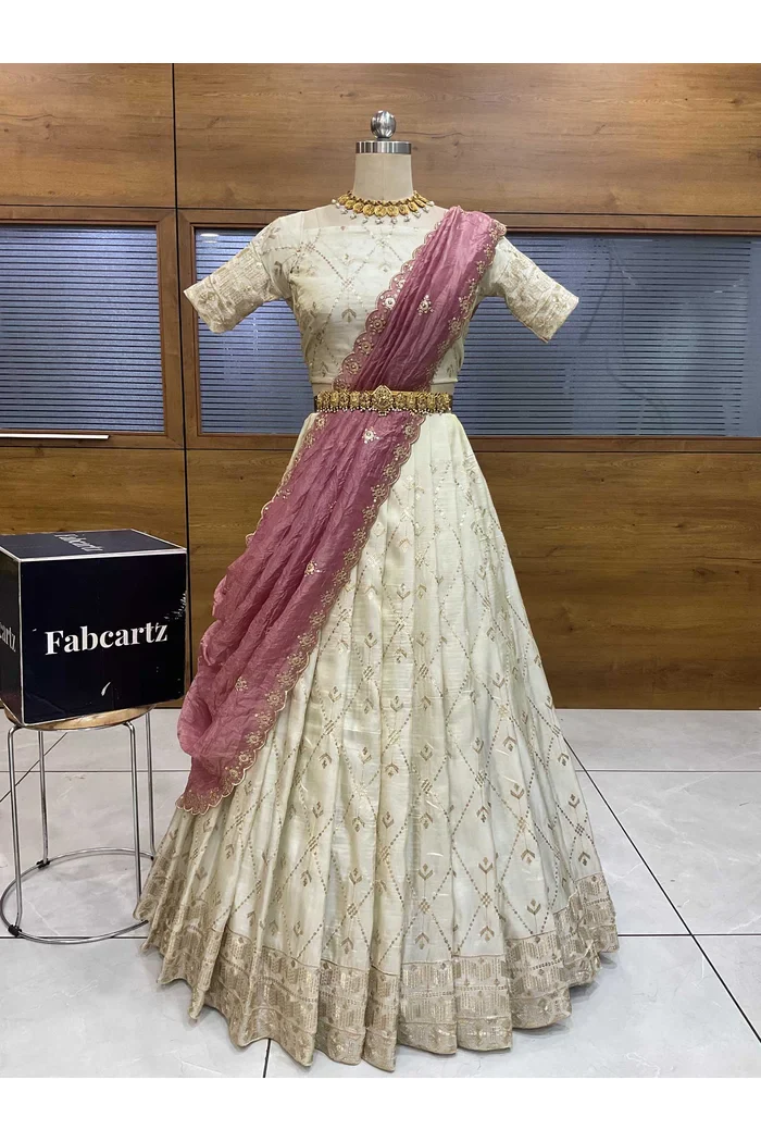 South Indian Festival Traditional Lehenga Choli Jiyaan - Image 13