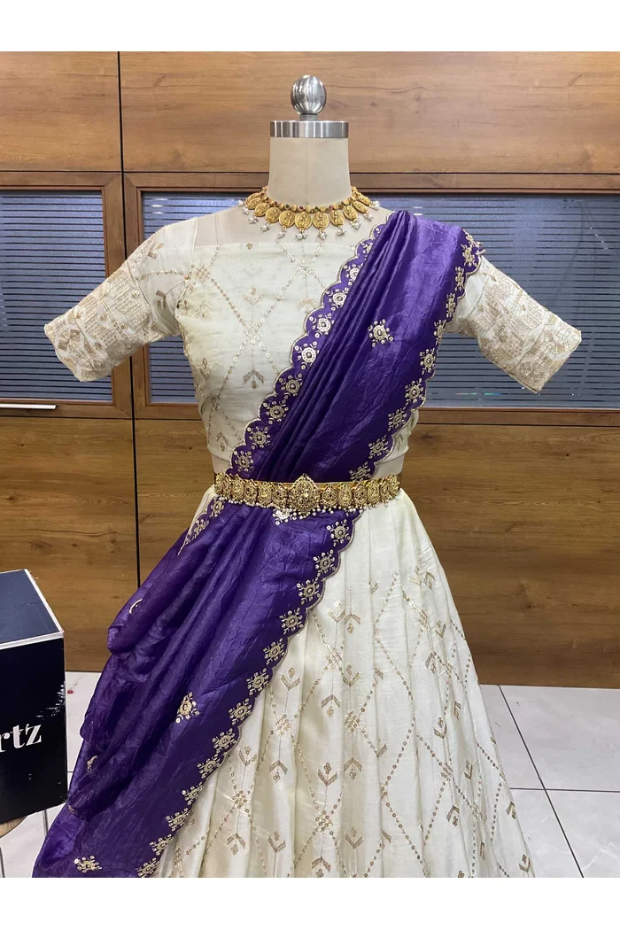 South Indian Festival Traditional Lehenga Choli Jiyaan - Image 2