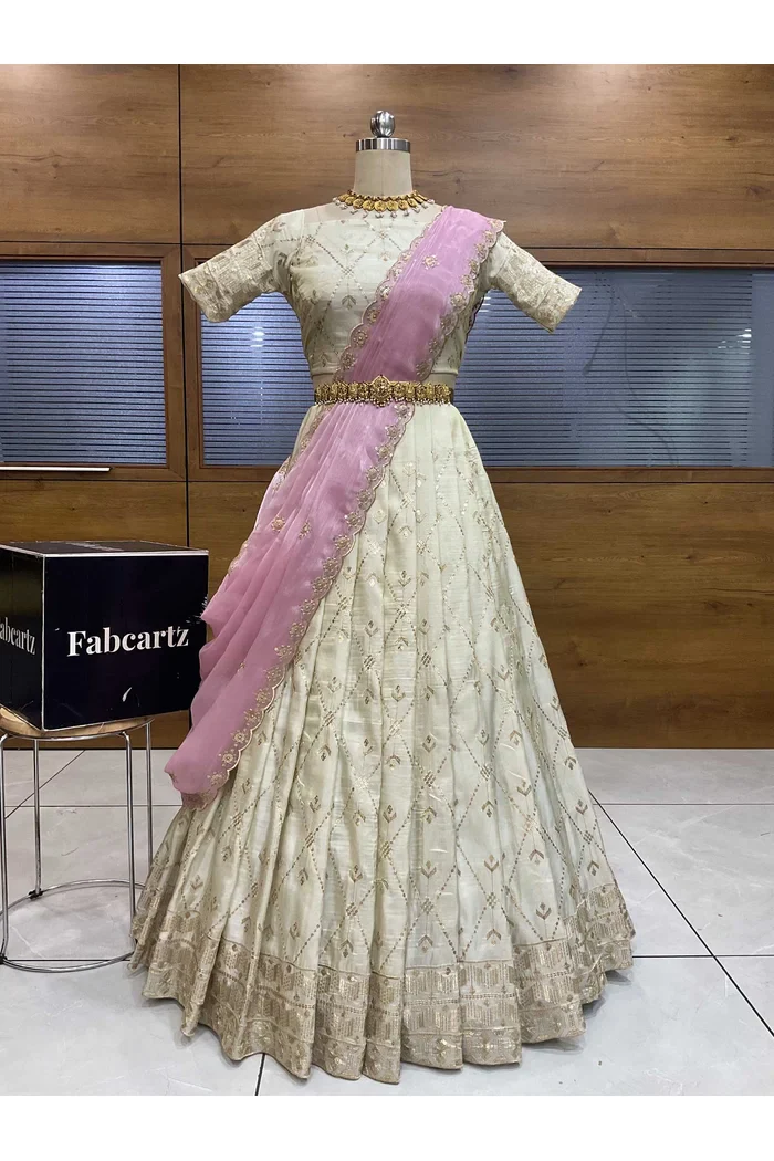 South Indian Festival Traditional Lehenga Choli Jiyaan - Image 23
