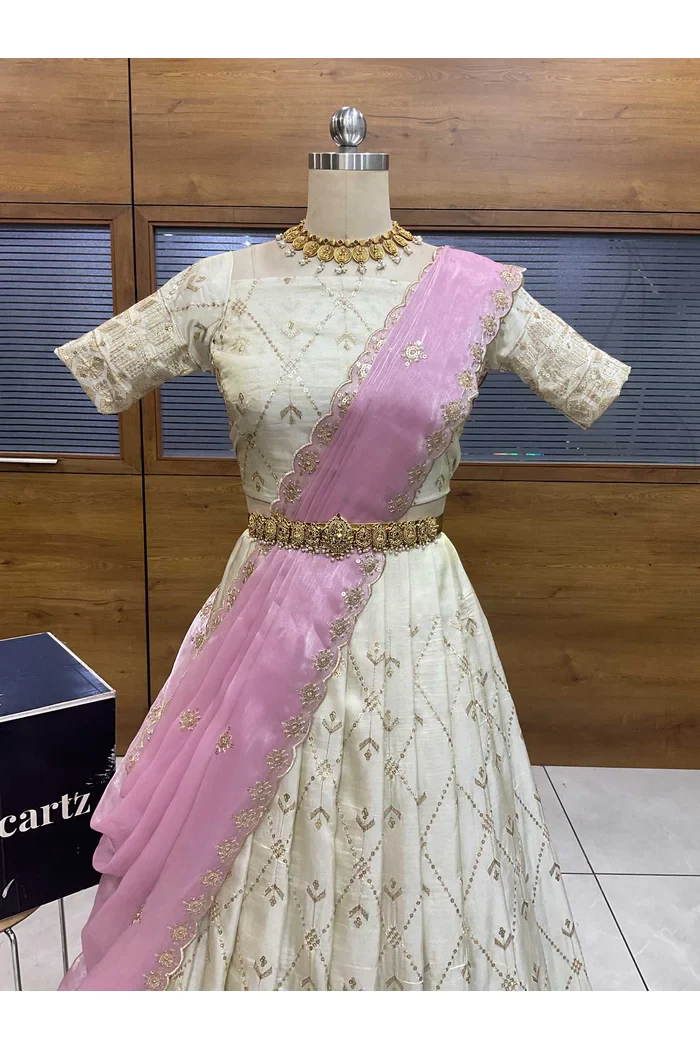South Indian Festival Traditional Lehenga Choli Jiyaan - Image 24