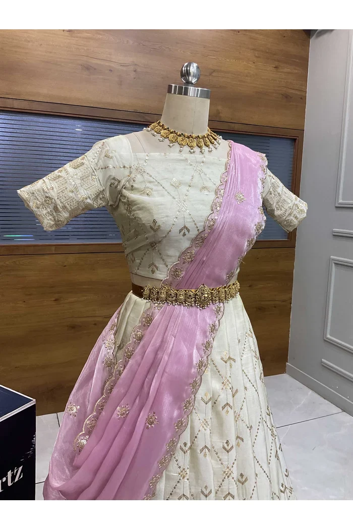South Indian Festival Traditional Lehenga Choli Jiyaan - Image 25