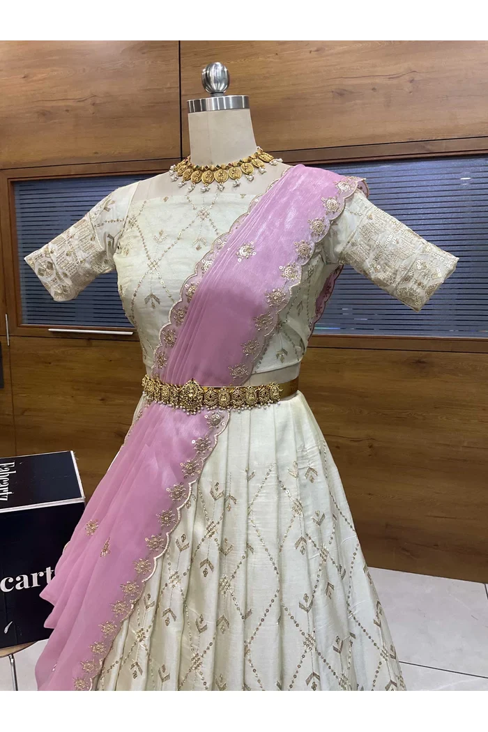 South Indian Festival Traditional Lehenga Choli Jiyaan - Image 26