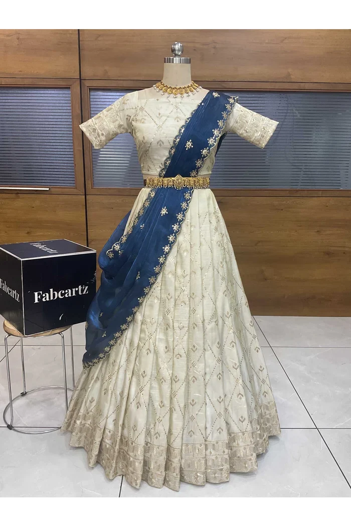 South Indian Festival Traditional Lehenga Choli Jiyaan - Image 28