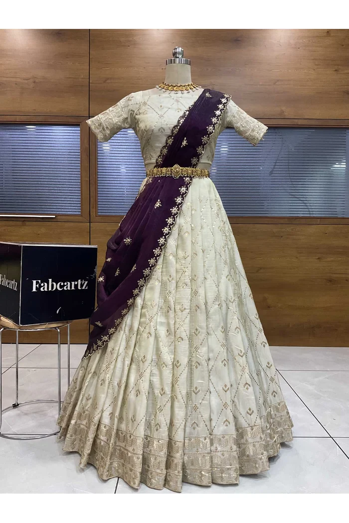 South Indian Festival Traditional Lehenga Choli Jiyaan - Image 35