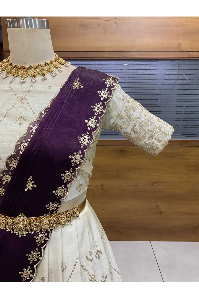 South Indian Festival Traditional Lehenga Choli Jiyaan - Image 40