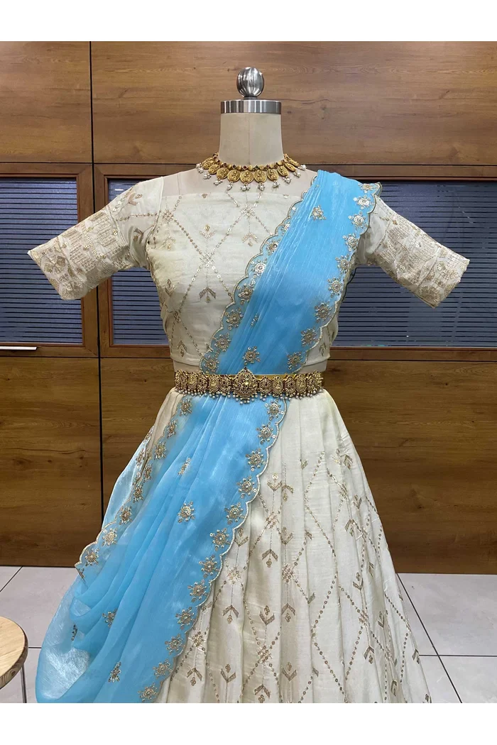 South Indian Festival Traditional Lehenga Choli Jiyaan - Image 42