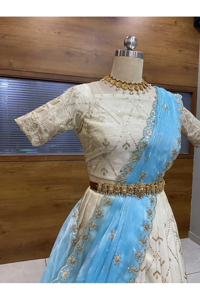 South Indian Festival Traditional Lehenga Choli Jiyaan - Image 43