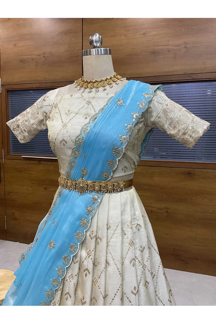 South Indian Festival Traditional Lehenga Choli Jiyaan - Image 44