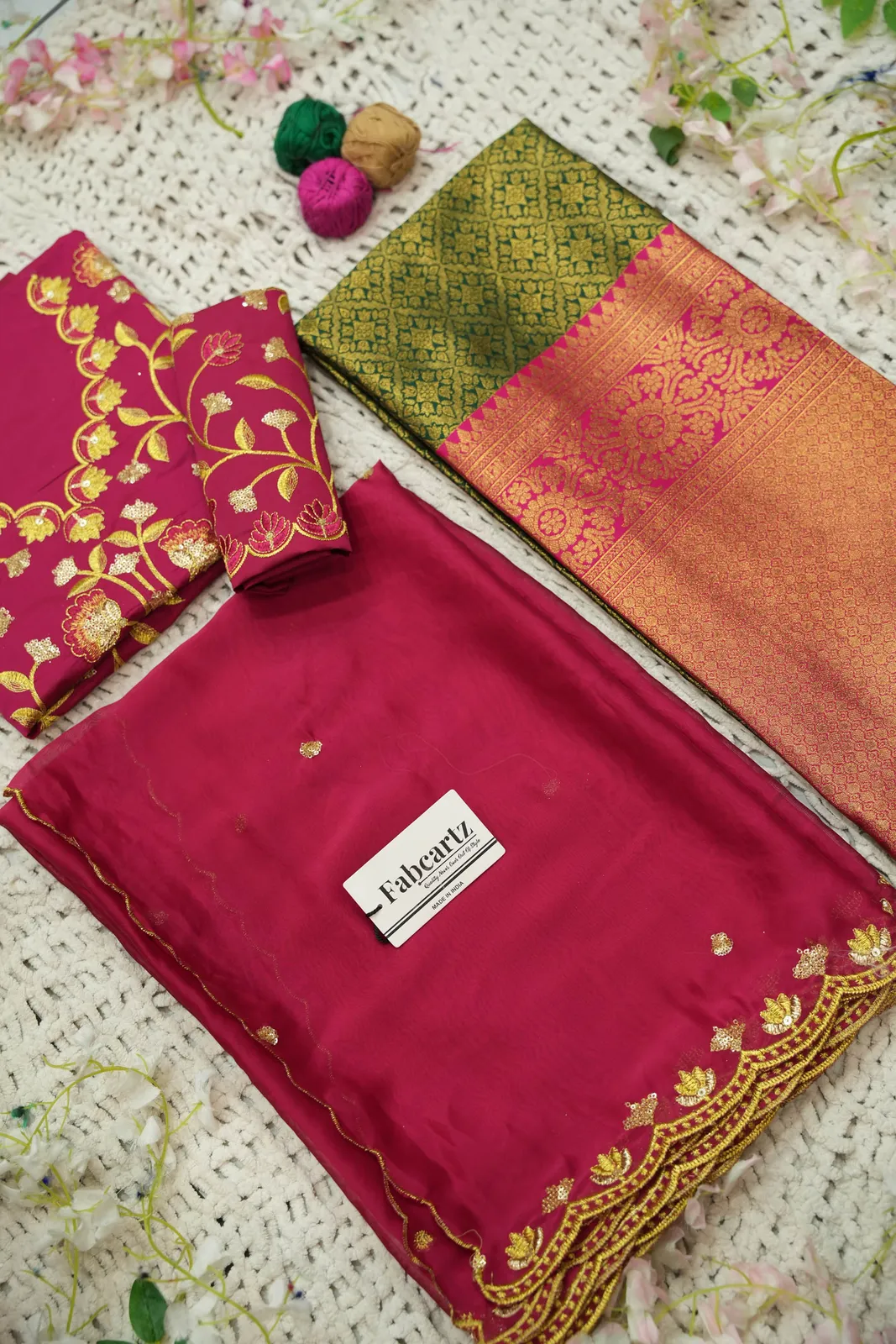 Women's Woven Design Half Saree with Blouse and Dupatta Juhi - Image 42