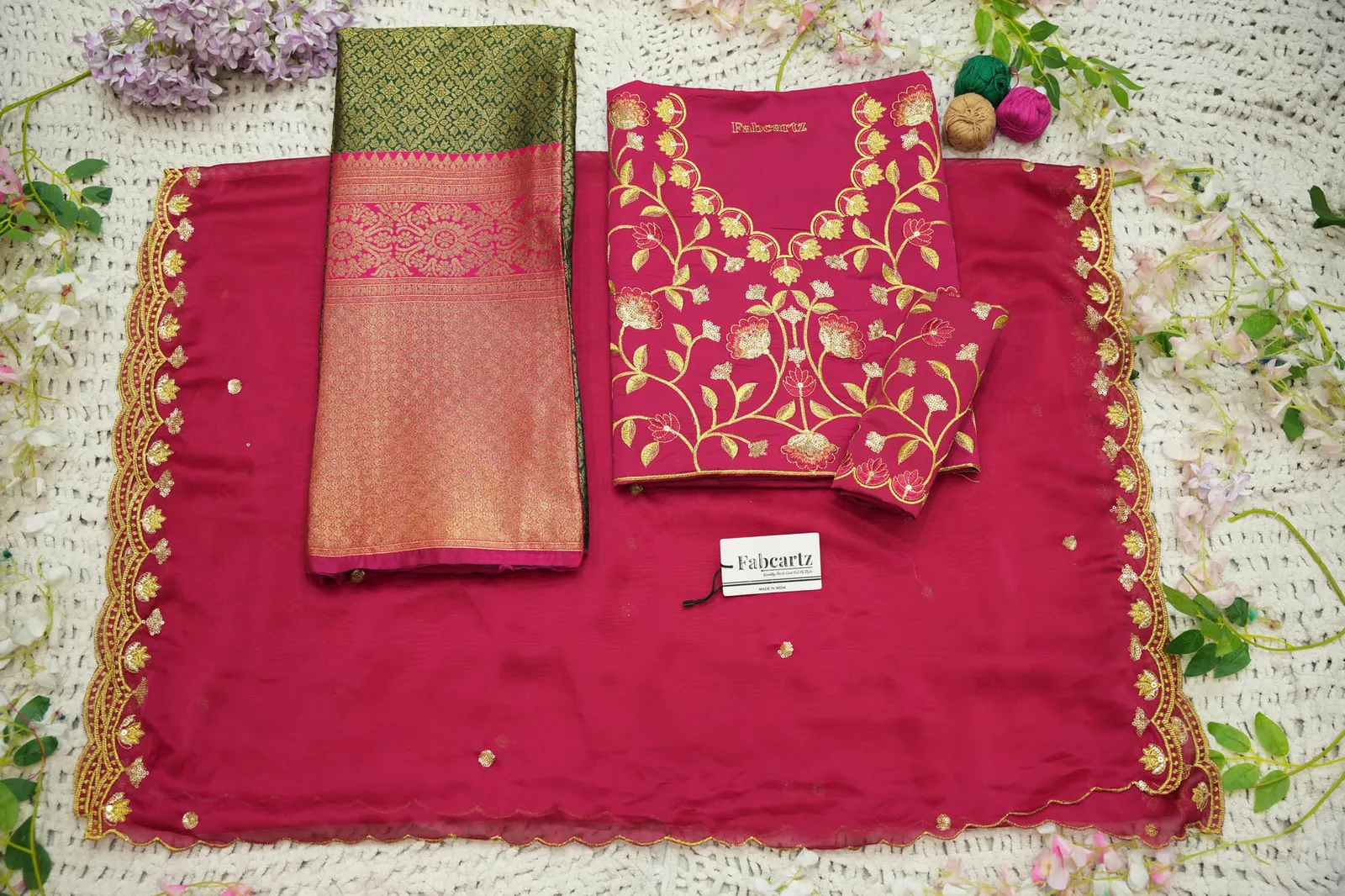Women's Woven Design Half Saree with Blouse and Dupatta Juhi - Image 46