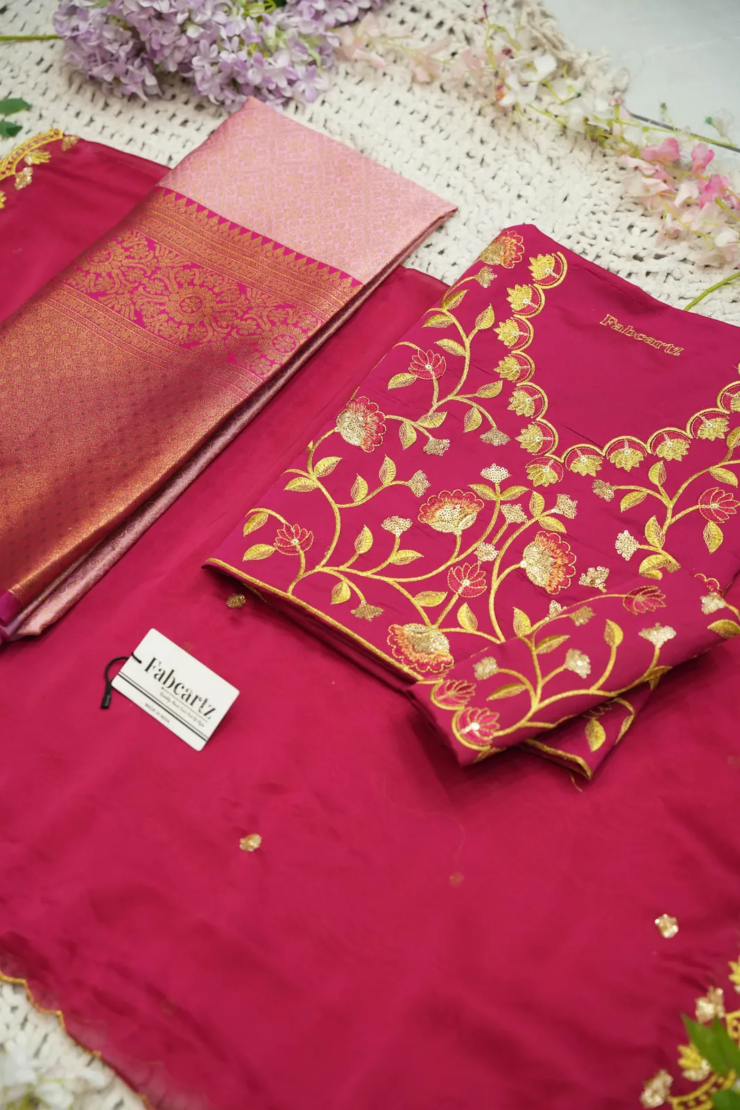Women's Woven Design Half Saree with Blouse and Dupatta Juhi - Image 50