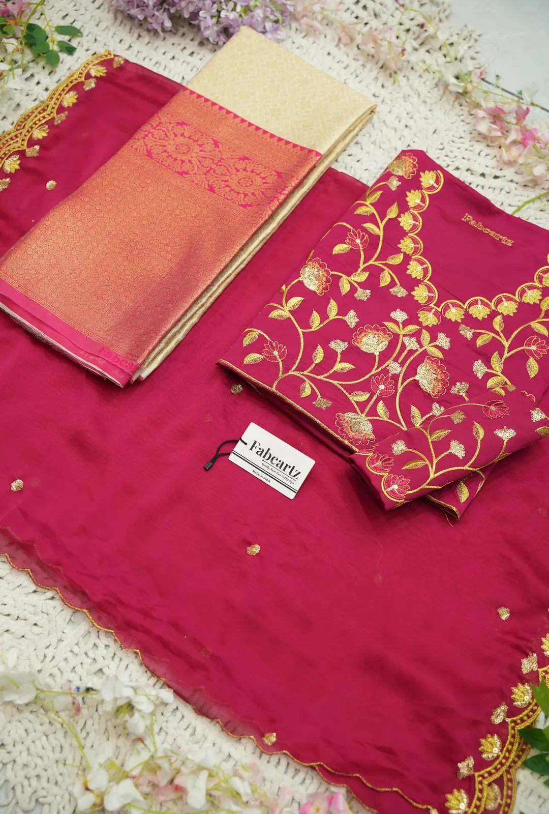 Women's Woven Design Half Saree with Blouse and Dupatta Juhi - Image 56