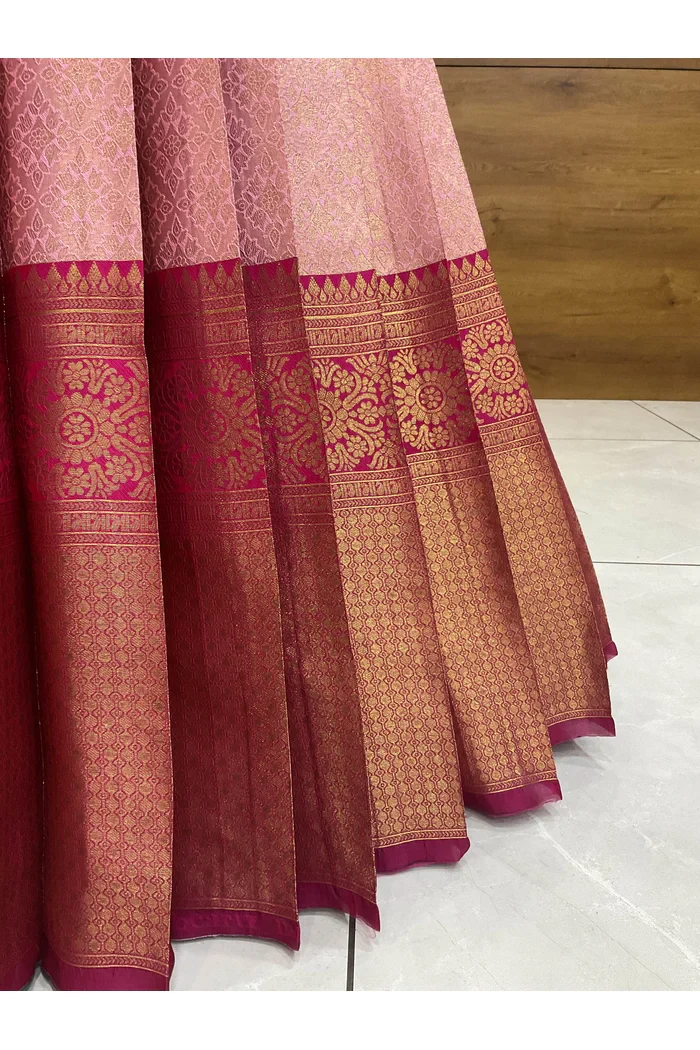 Juhi Women's Woven Design Half Saree with Blouse and Dupatta - Image 14