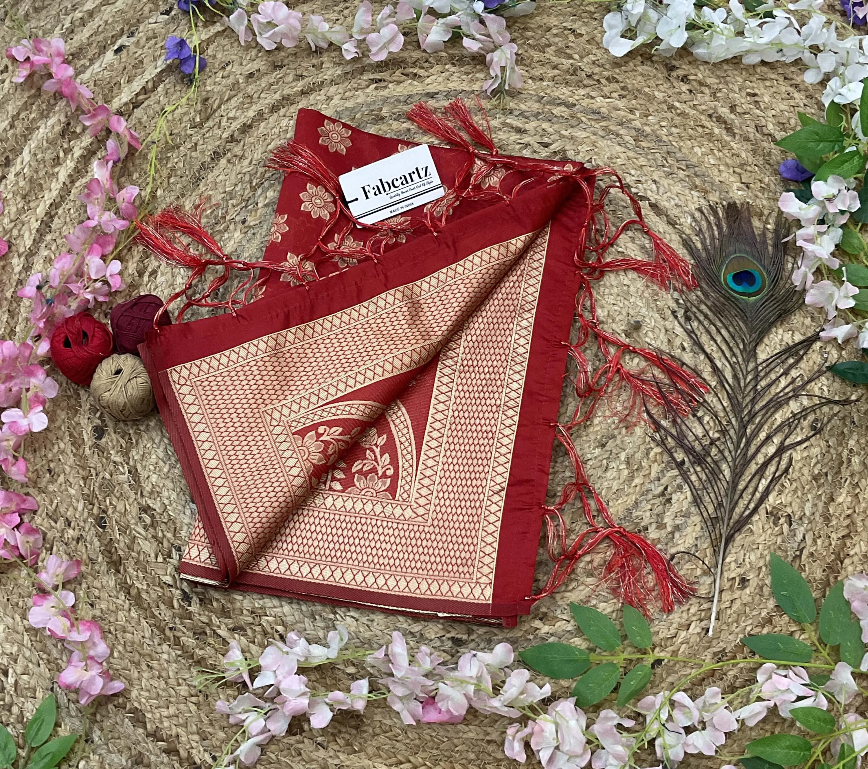 Beautiful Jacquard Woven Design Dupatta for women | Only Dupatta KalashDup - Image 18