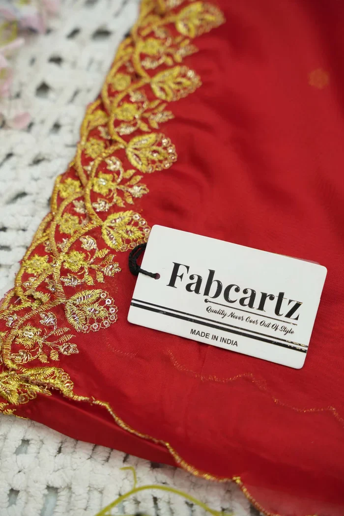 Women's Woven Design zari work Half Saree with Embroidered Blouse and Dupatta Kamalika - Image 21