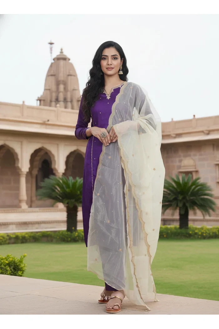 Readymade Embroidery work  Kurti for Womens Kanshika - Image 13