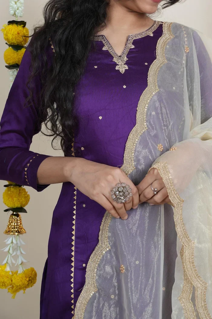 Readymade Embroidery work  Kurti for Womens Kanshika - Image 4