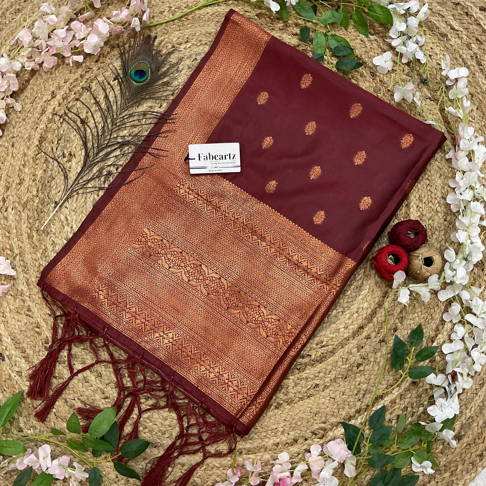 Beautiful Jacquard Woven Design Dupatta for women | Only Dupatta KantaraDup - Image 7