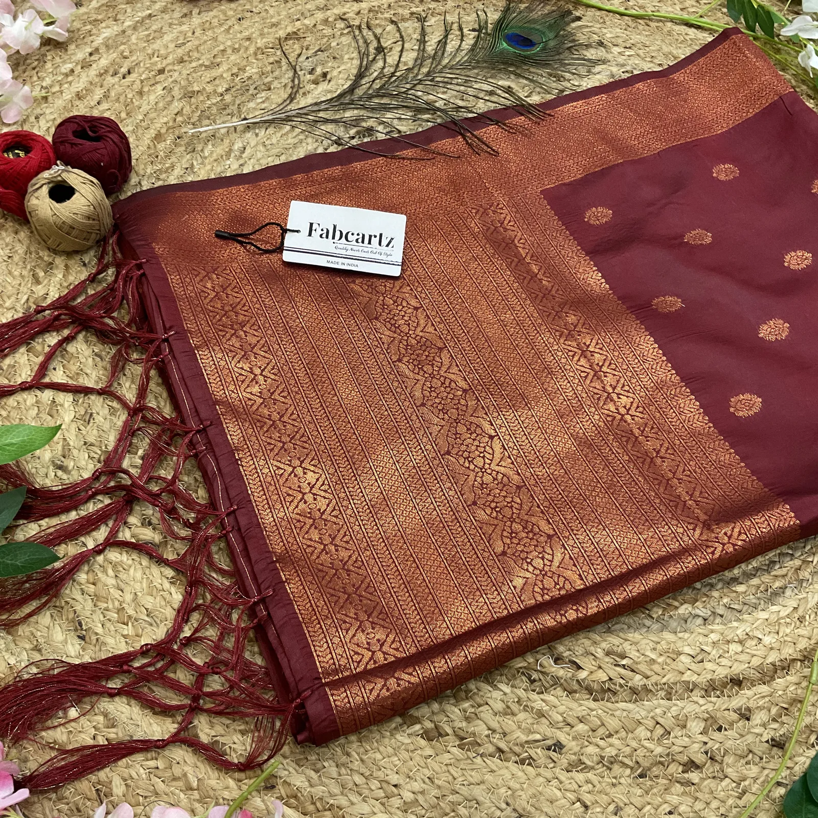 Beautiful Jacquard Woven Design Dupatta for women | Only Dupatta KantaraDup - Image 9