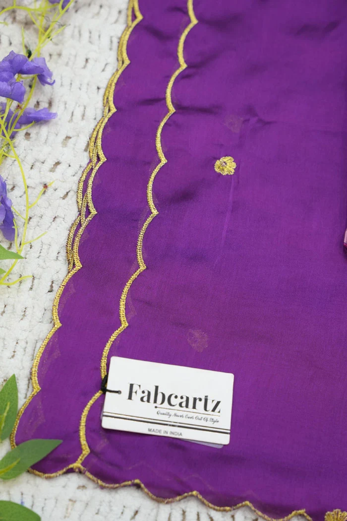 Women's Woven Design zari work Half Saree with Embroidered Blouse and Dupatta Komal - Image 44