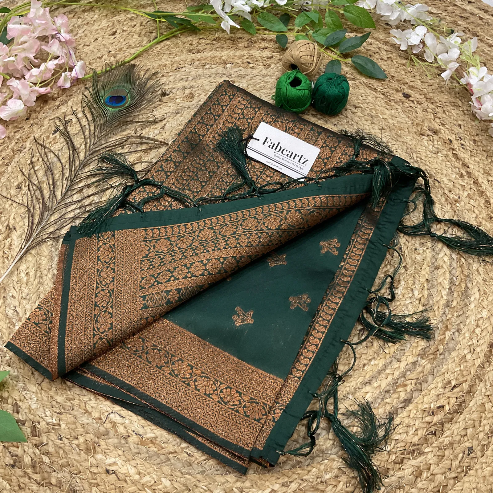 Beautiful Jacquard Woven Design Dupatta for women | Only Dupatta LichiSparrowDup - Image 4