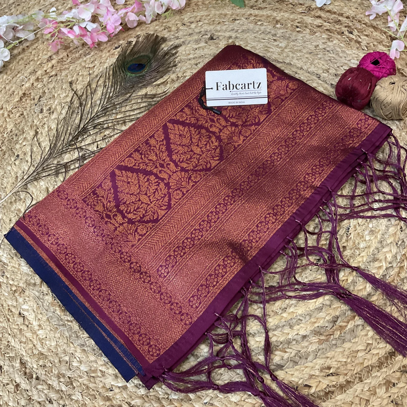Beautiful Jacquard Woven Design Dupatta for women | Only Dupatta MadhuriDup - Image 13