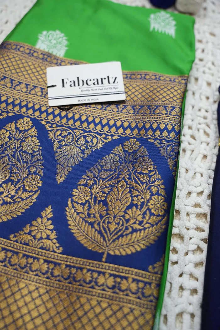 Women's Woven Design zari work Half Saree with Embroidered Blouse and Dupatta Mamidi - Image 69