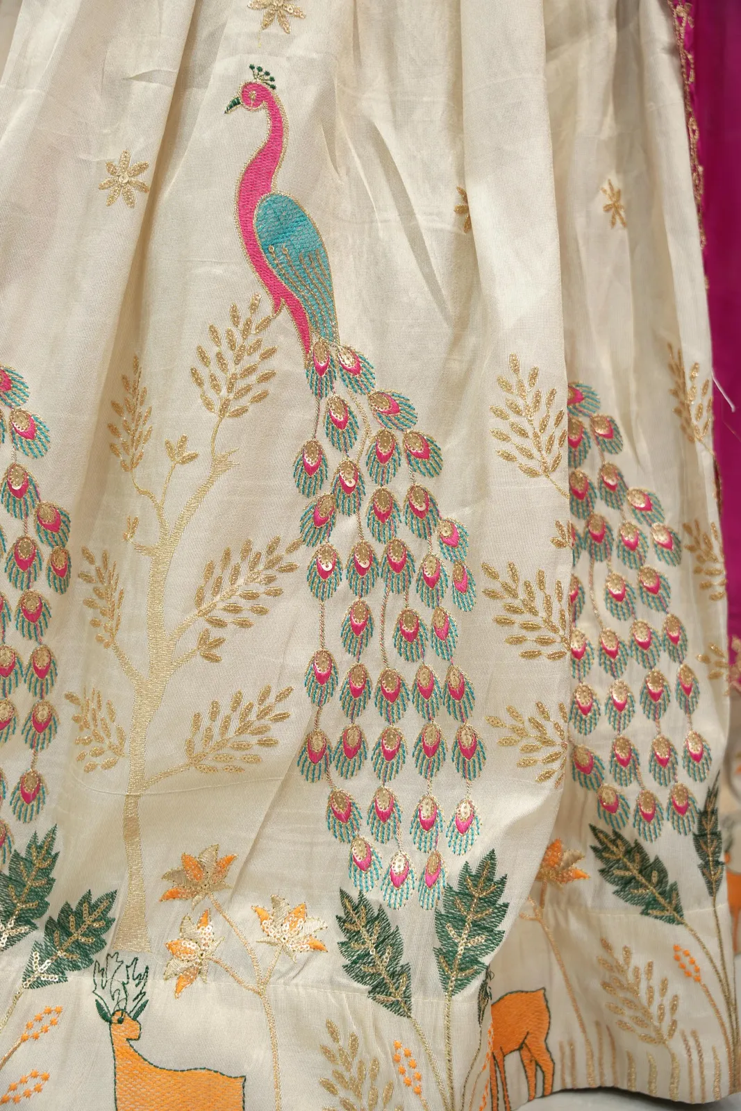 Women's Embroidered Shimmer Lehenga Choli with Sequins Work Mayuri - Image 15