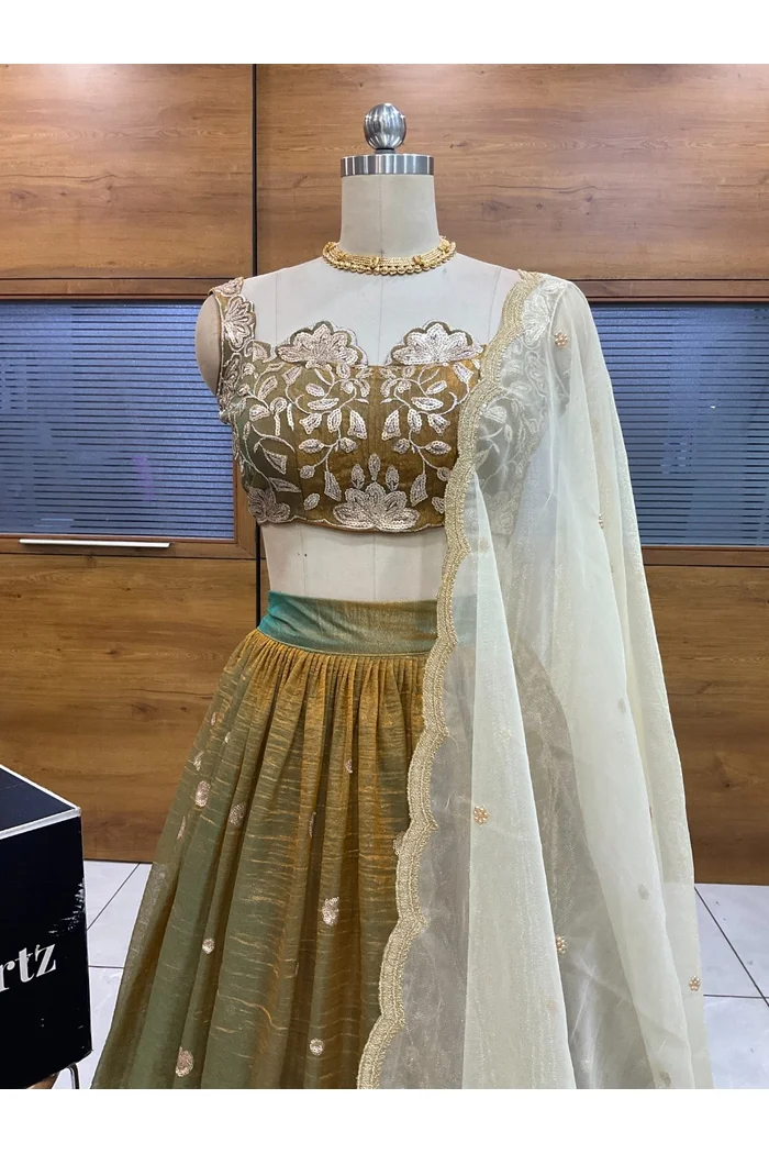 South Indian Festival Traditional Lehenga Choli Mithila - Image 7
